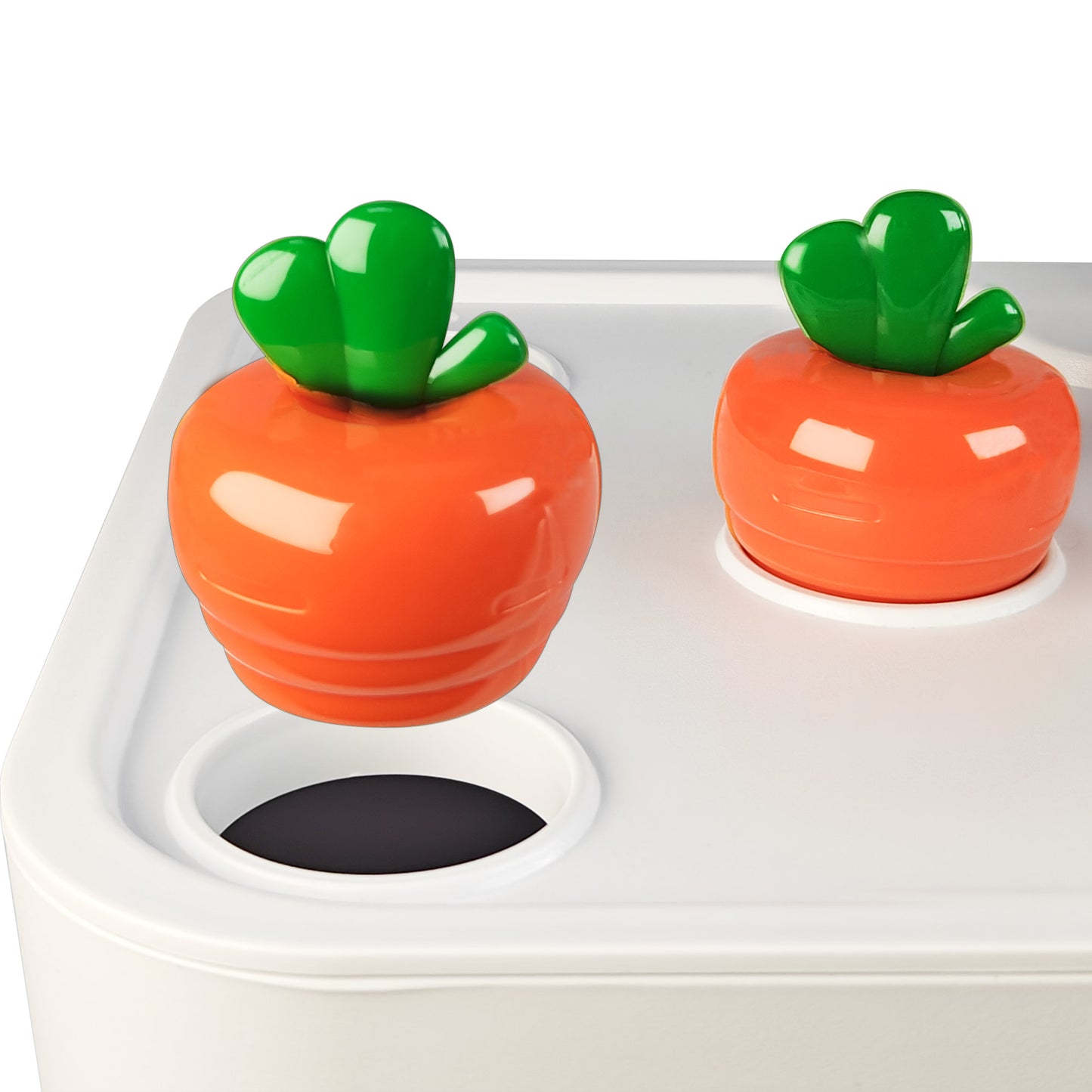Carrot Universal Spacer for AeroGarden and Other Indoor Hydroponic Gardens (10 Pack)