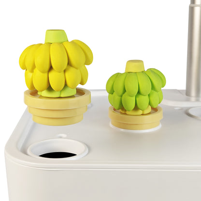 Banana Universal Spacer for AeroGarden and Other Indoor Hydroponic Gardens (8 Pack)