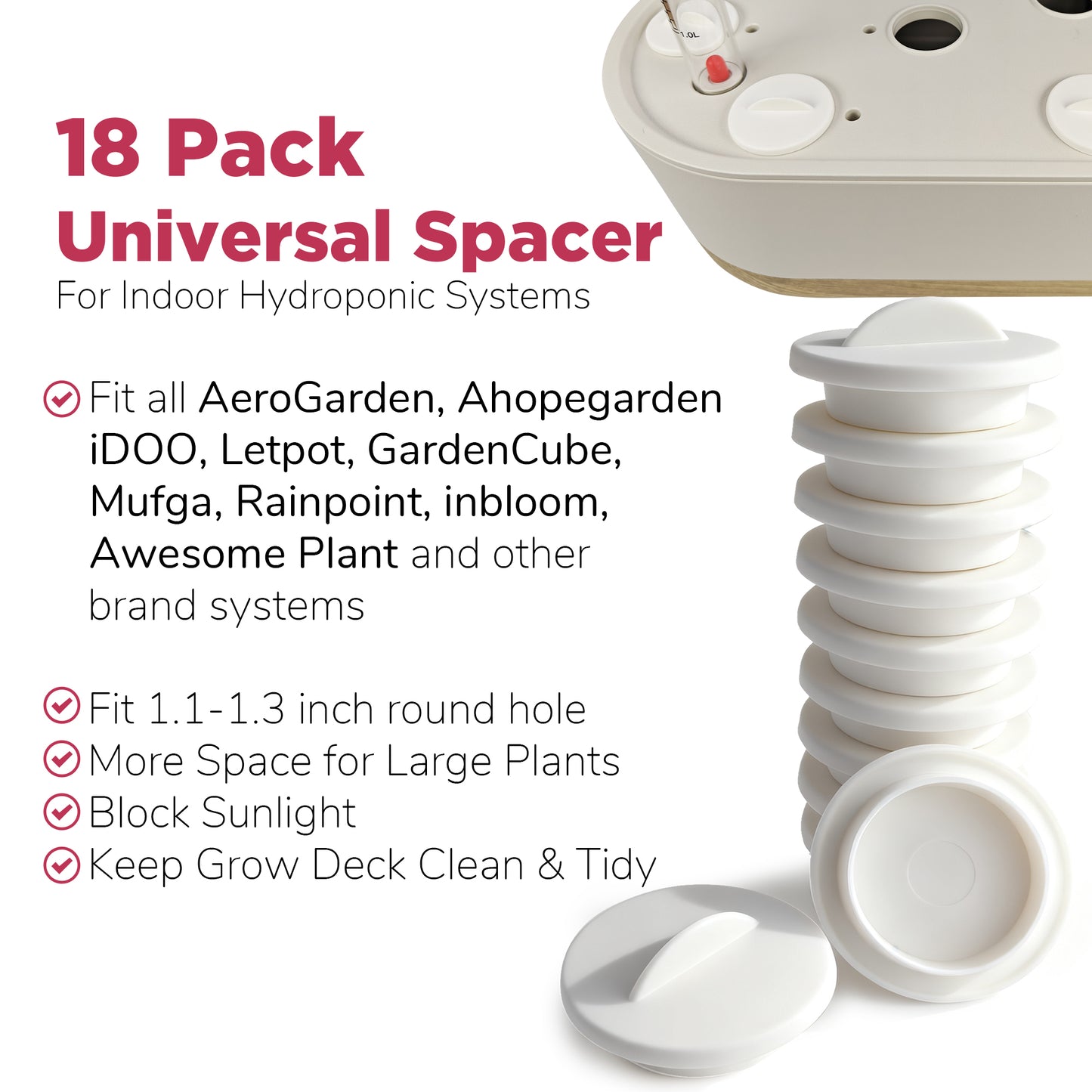 Awesome Plant Universal Spacer Cover (18 Pack)