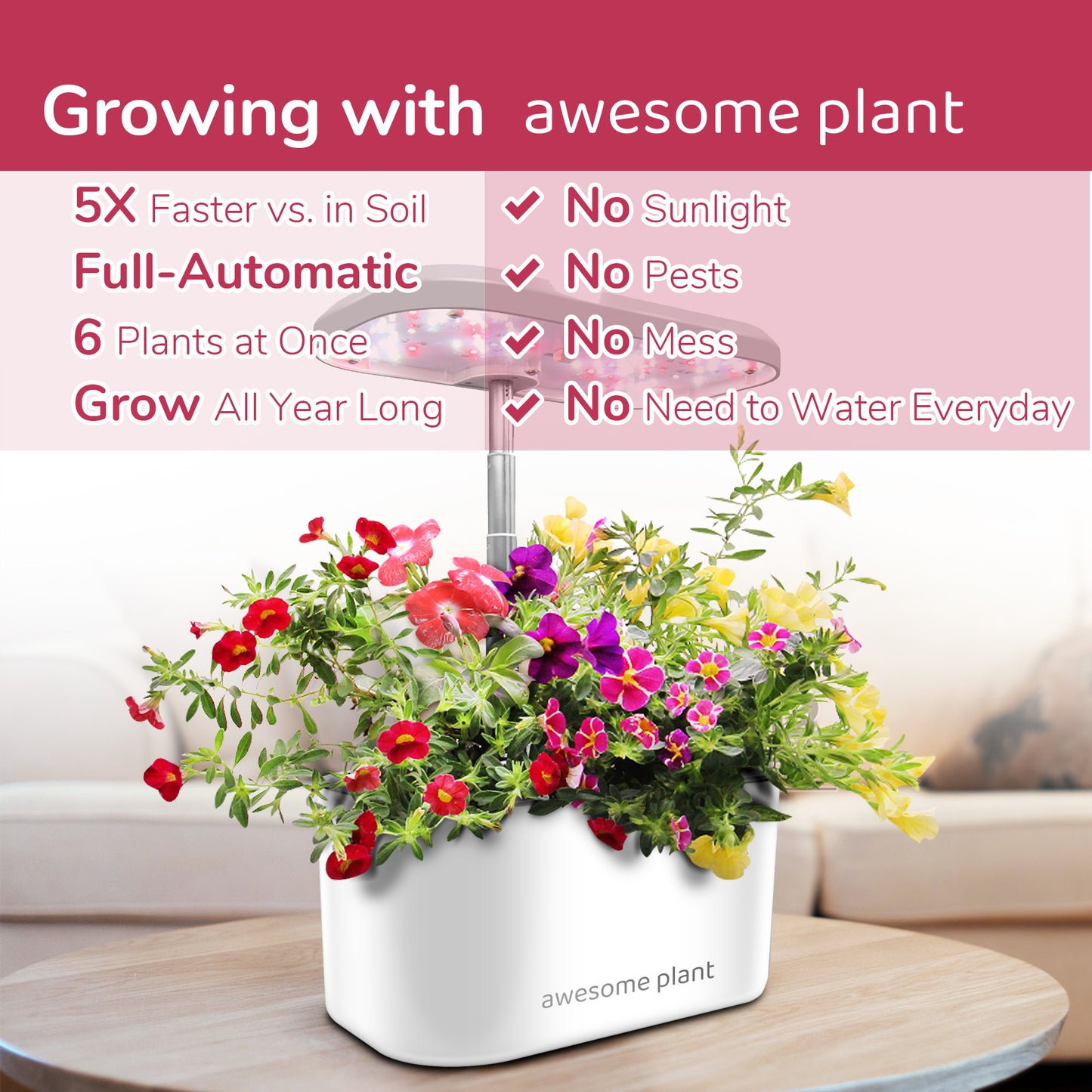 Awesome Plant 6Pro Indoor Hydroponic Garden