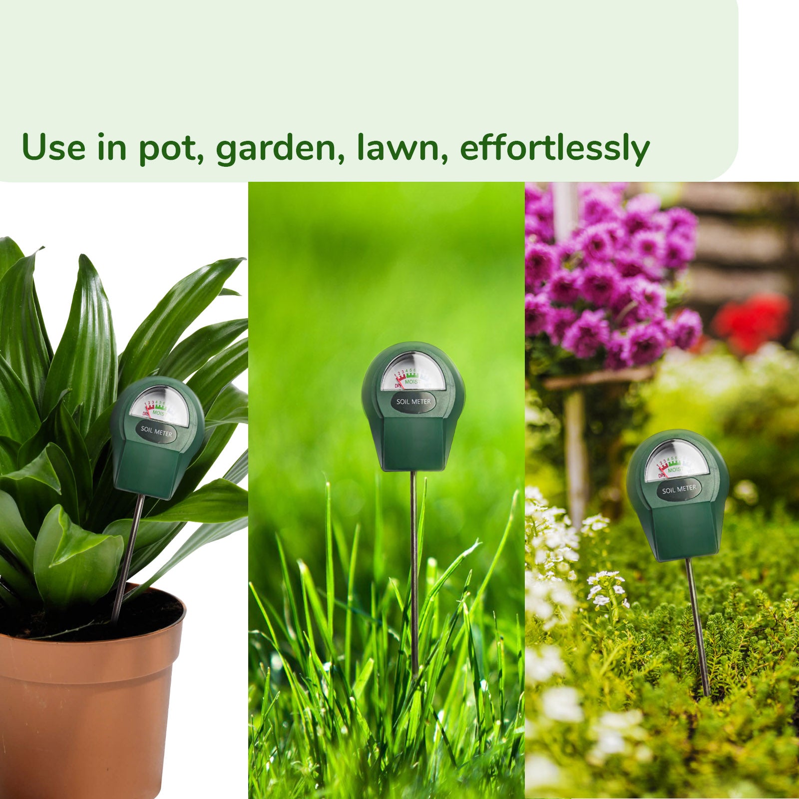 leave in soil moisture meter 2-Pack Soil Moisture Meter, No Battery Required – Awesome Plant