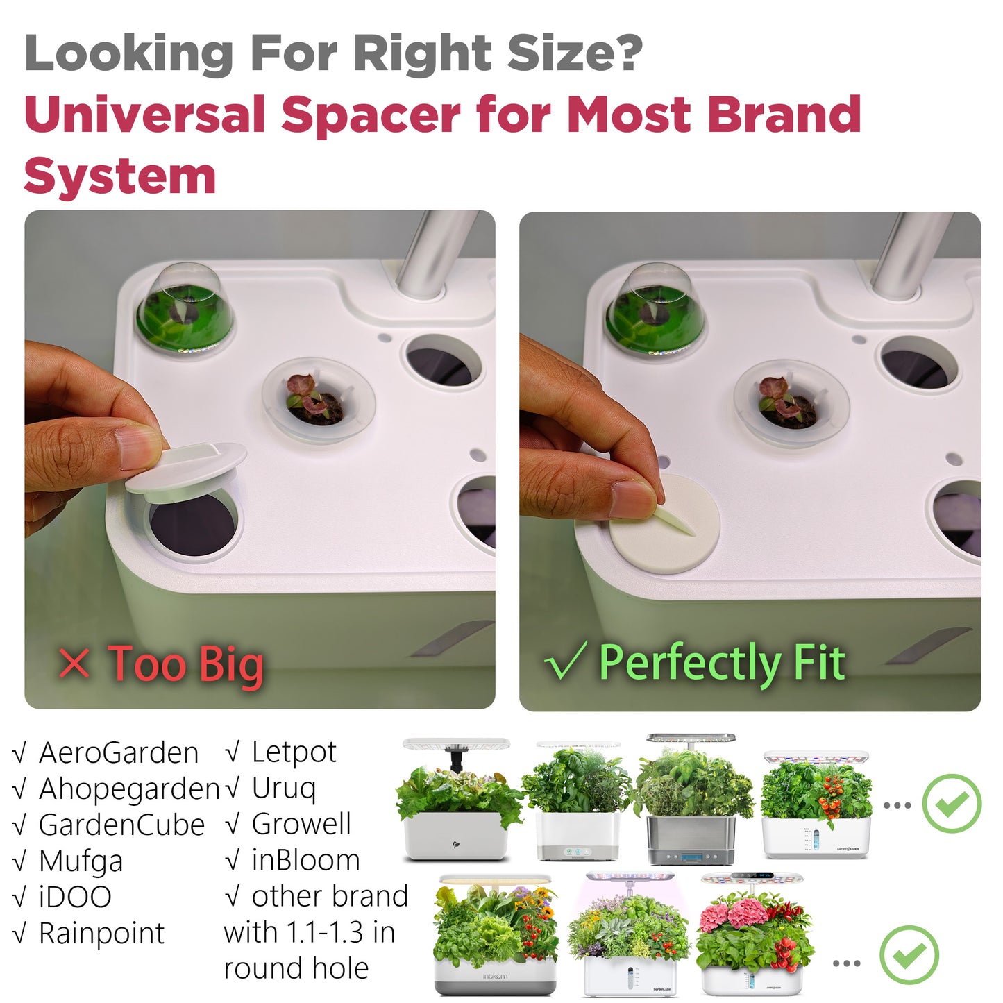 Awesome Plant Universal Spacer Cover (18 Pack)