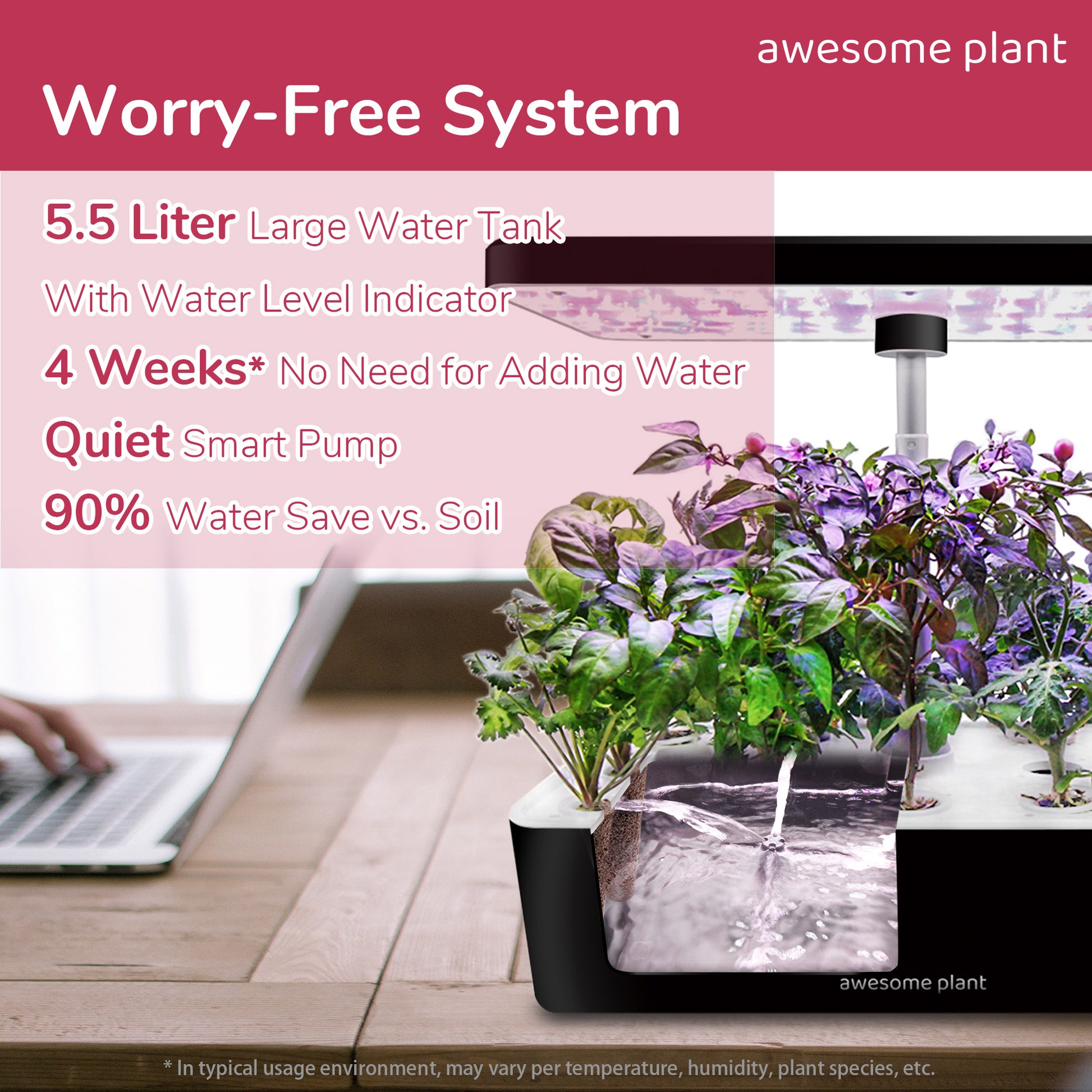 hydroponic system for large plants Awesome Plant 14Pro Indoor Hydroponic Garden