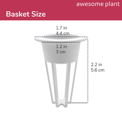 Awesome Plant Hydroponic Grow Basket & Dome (10 Pack)